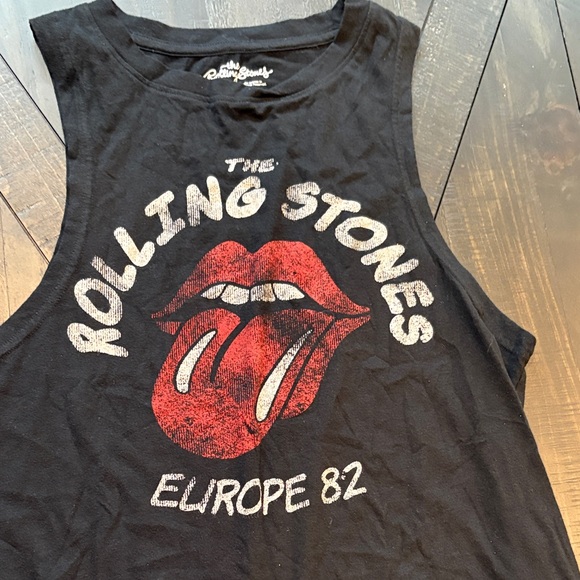 The Rolling Stones Black Graphic Tank Top - Picture 3 of 7